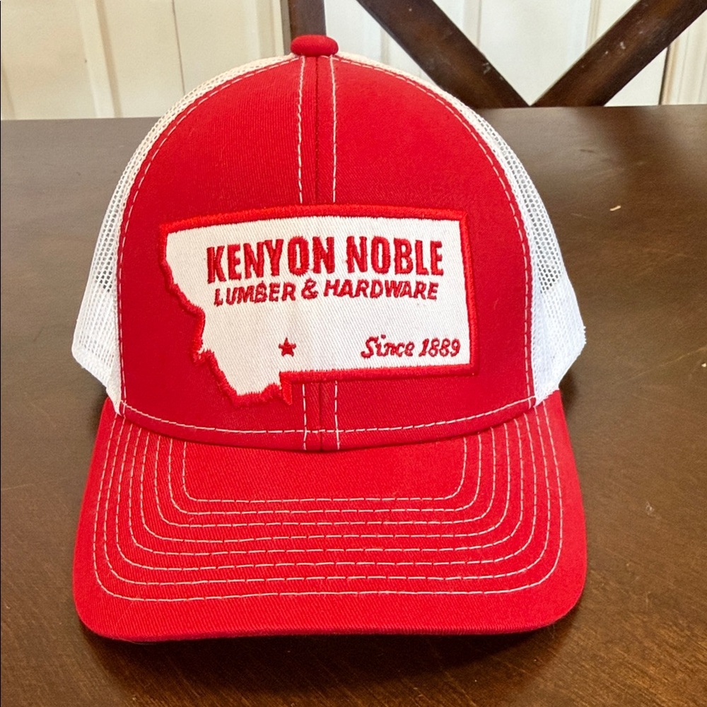 Kenyon Noble Red and White Trucker Hat